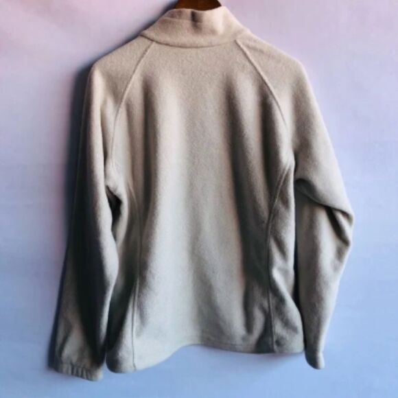Women’s Columbia Cream Fleece Full Zip Jacket - Picture 9 of 10